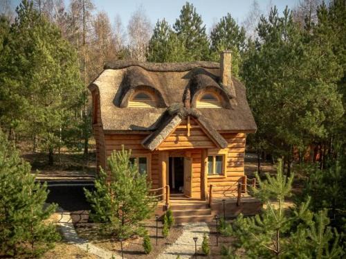 Skarszewy Maison | Pod Kogutem i Sową - Bio Wioska z domkami Premium w góralskim stylu dla dorosłych
