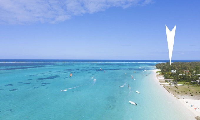 Pointe D'esny Villa | Pointe D'Esny: pied dans l'eau sur la plus belle plage de Maurice, calme, wifi