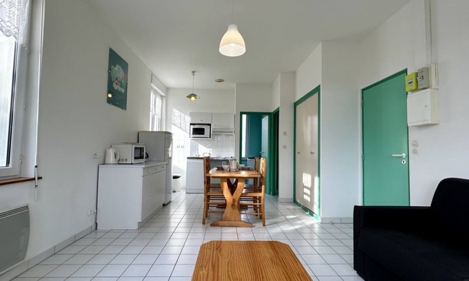 Quend Maison | Pommeraie 1 , studio pour 2 personnes à 2 kms de Fort-Mahon