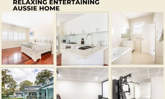 Killara Maison | Pool*Spa*Home Theatre*Gym*4 Bedroom 4 Bathroom House