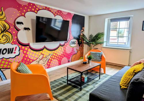 Herbitzheim Appartement | Pop Art, duplex insolite par Appart Expérience