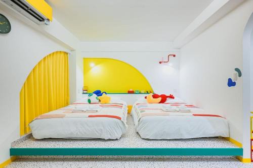 Shibadaimon Appartement | Pop playful accommodation for family, 4 people, 4 min