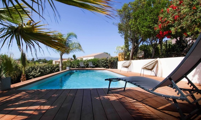 Cauro Appartement | Porticcio - Casa Zouzou avec piscine et jardin exotique