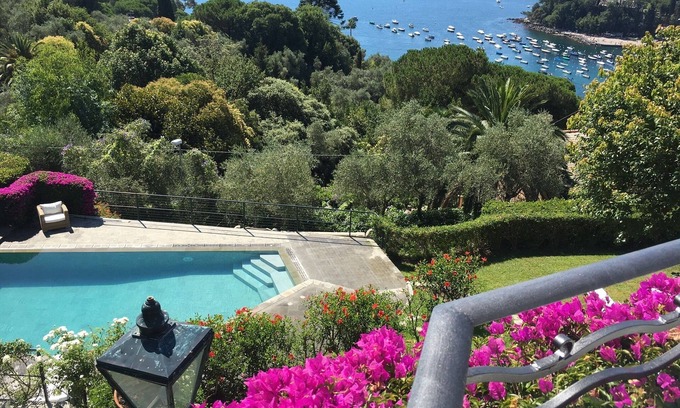 Santa Margherita Ligure Villa | Vue sur la mer, jardin et piscine.