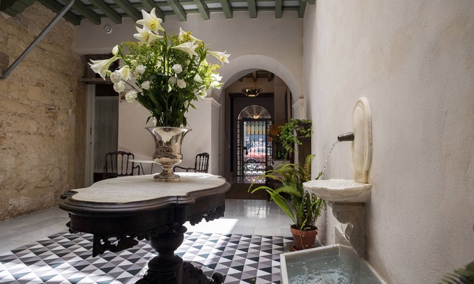 El Puerto de Santa Maria Lit Et Petit-Déjeuner | Portus Gaditanus s XVIII Patio Andaluz