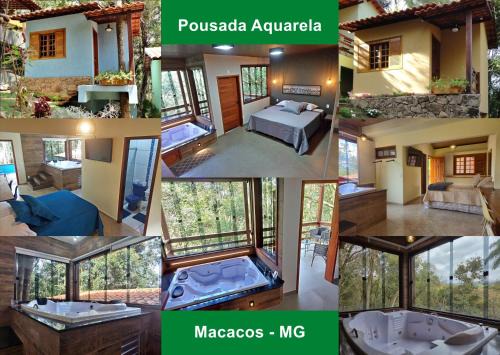 Sao Sebastiao das Aguas Claras Hôtel | Pousada Aquarela - Macacos
