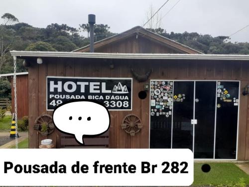 Lages Hôtel | Pousada Bica D'Água De frente BR 282