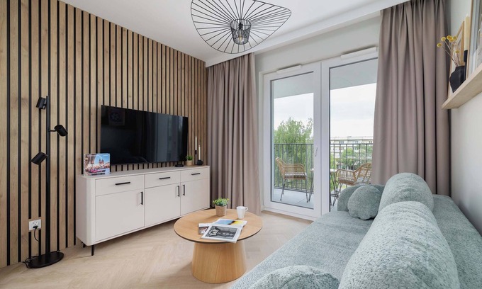 Warszawskie Appartement | Prandoty 10C Cozy Apartment with Balcony & Parking in Krakow by Noclegi Renters