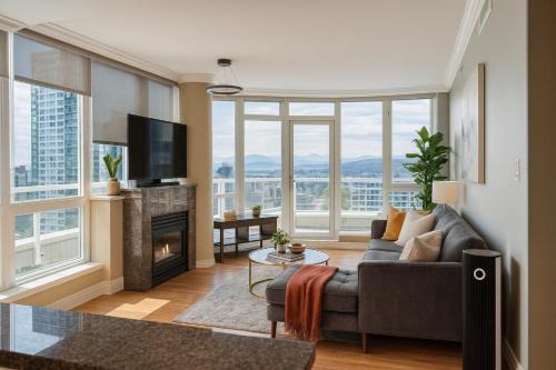 Coal Harbour Appartement | Premium 2 BR Apartment with Floor-to-Ceiling Windows Coal Harbour