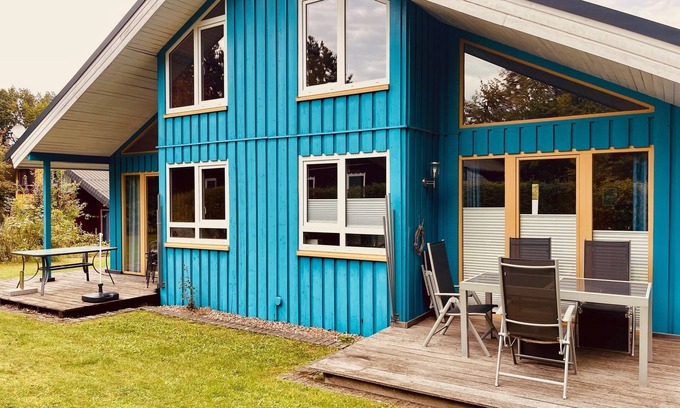 Bremke Maison | Premium-ferienhaus im Extertal Ferienpark - Wandern, Natur, Wald, Sauna #