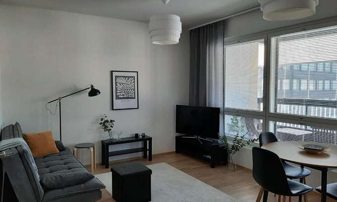 Rauma Appartement | Premium kaksio Rauman keskustassa, parveke ja sauna