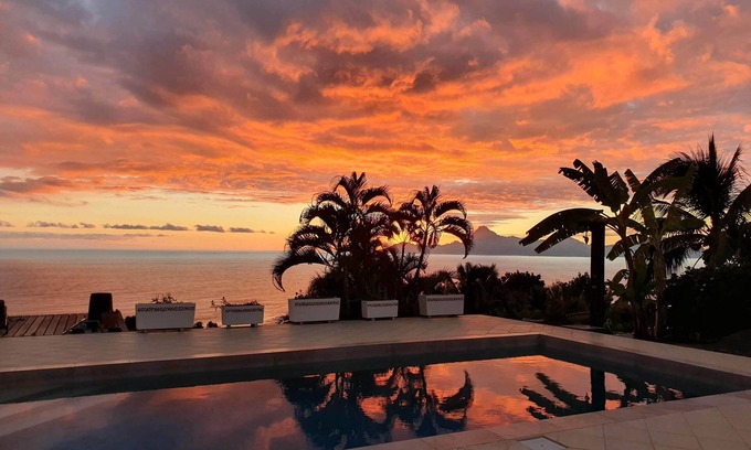 Tahiti Maison | Pretty house ocean and Moorea view