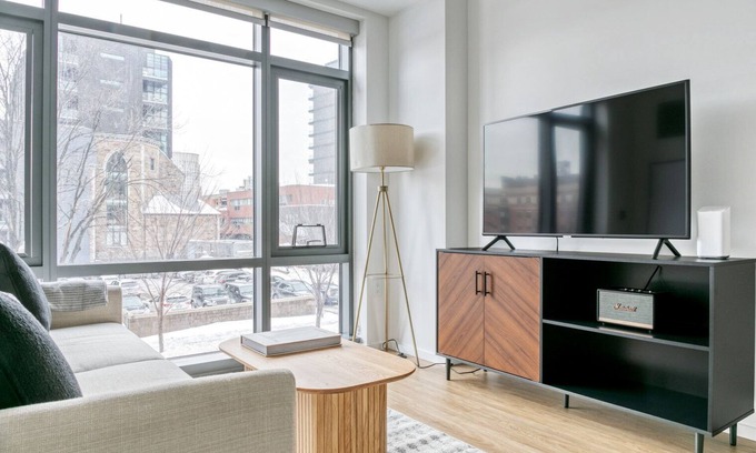 Shawmut Appartement | Prime NewCo South End 1BR near Ink Block w. W/D and Gym by Blueground