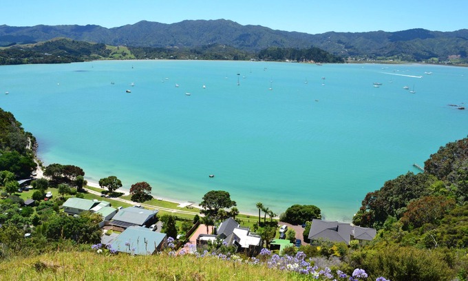 Coromandel Maison | Beach Front House dans une superbe baie privée