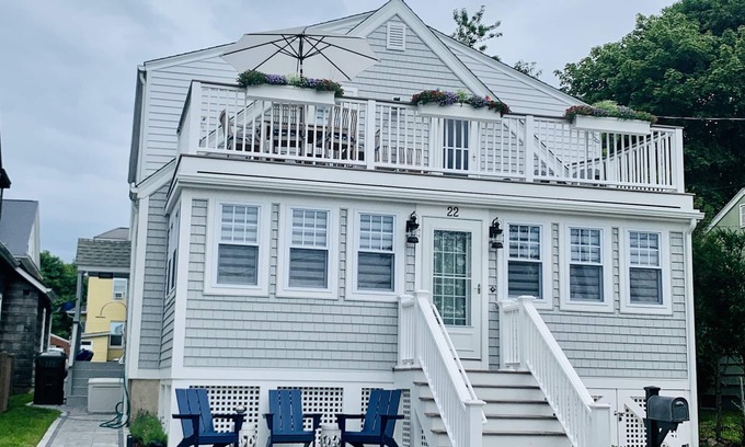 New London Maison | Plage privée - 5 chambres, 3 salles de bain, 10 couchages confortablement - Ocean Glimpses