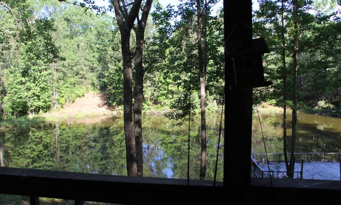 Jack Cabine | Cozy 2-bedroom cabin or hunting lodge near Elba, Alabama with pond.