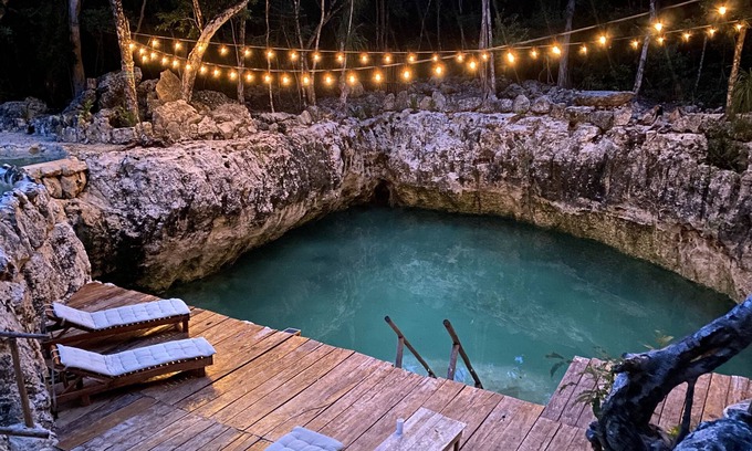 Soliman Bay Villa | Private Cenote 18 guests luxury jungle lodge