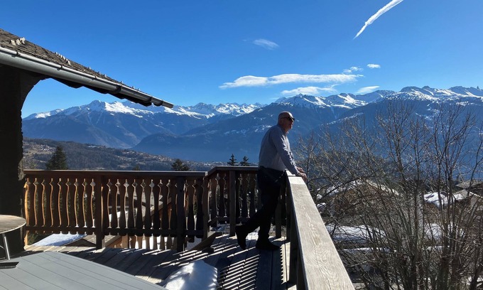 Anzere Chalet De Ski | Private chalet 140m2 Valais Anzère 8 pers/4 bd/View + Summer/Ski resort