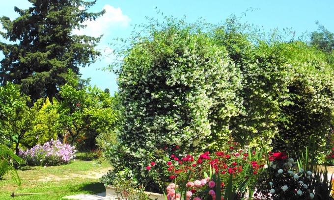 Perama Maison | Déco Privé, Décoré Confortable, Cottage Fantaisie Et Moderne Avec Vue Sur Mer Et Jardin.