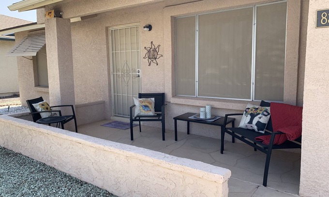 East Mesa Maison | PRIVATE HOME IN 55+ GATED GOLF COURSE COMMUNITY - Golf Cart Included with rental
