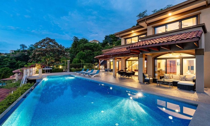 Playa Hermosa Maison | Private Home with Stunning Terrace, 50 foot infinity pool.