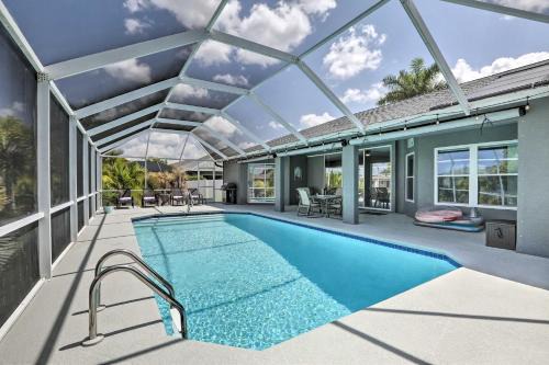 Trafalgar Maison | Private Pool and Canal Views Home in Cape Coral