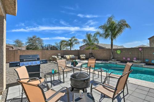 San Tan Valley Maison | Private Pool and Hot Tub San Tan Valley Home