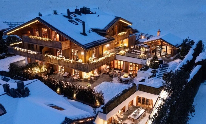 Saanenmöser Chalet De Ski | Piscine privée et chalet avec vue imprenable