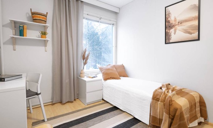 Keskinen District Station Balnéaire | Chambre privée ∙ 1 chambre ∙ 1 personne