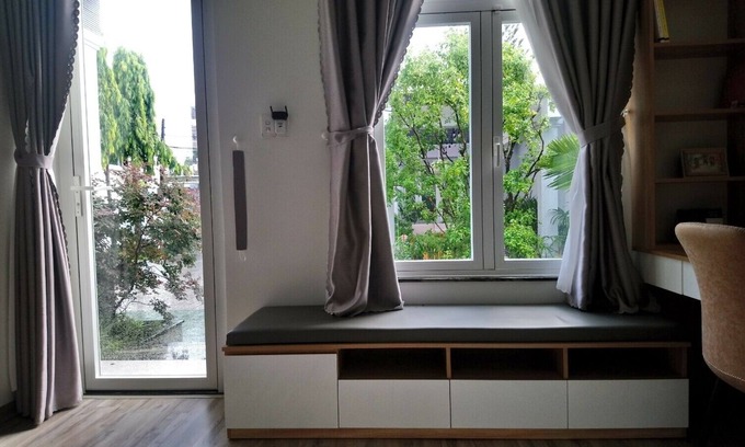 Tay Ninh Maison | Chambre privée avec vue sur le jardin