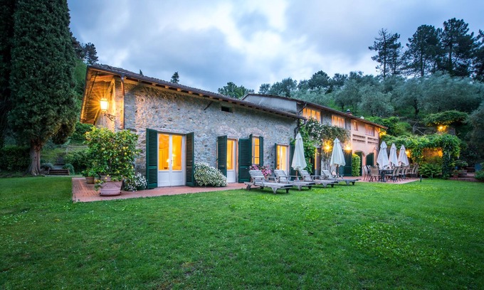 Pescaglia Villa | Charming Tuscan villa with fabulous views, pool and tennis court