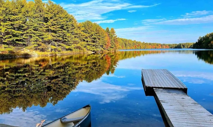 Seguin Cottage | ☀Private Waterfront LogStyle Cottage With Lakeview!