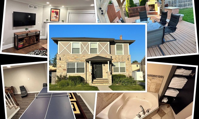 Westchester Maison | PROMO 10% WEEKLY AND 15% MONTHLY! Jacuzzi, King Beds, Easy Access to DT Chicago!