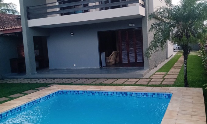 Balneario Praia do Pernambuco Maison | Property in Guarujá, 5 minutes' walk from Mar Casada beach, well located!