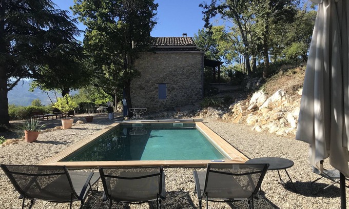 Condorcet Maison | Mazet provençal au coeur des vignes & des collines- Vue exceptionelle- Nyons-10P