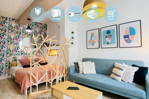 Provins Appartement | Provins au coeur du quartier historique - Charmant studio pour 2