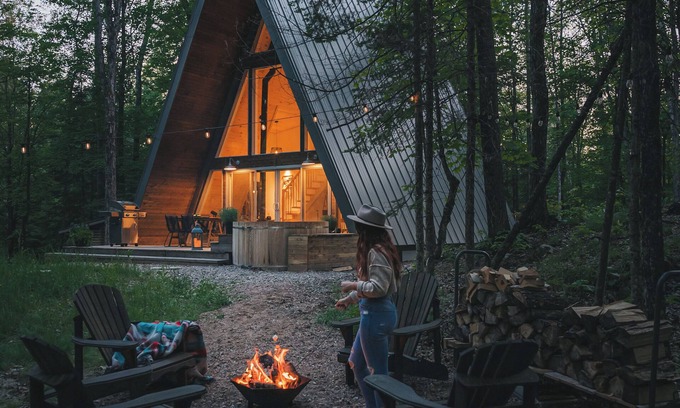 Thorne Cabine | Prunella № 1, Prunella № 1 - A-Frame Cabin Getaway - Design, Comfort & Nature