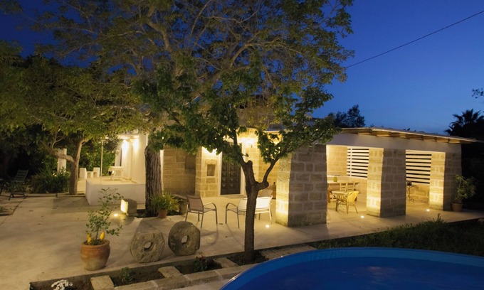 Parabita Villa | Pouilles Gallipoli, Lecce, Ancienne villa campagne, piscine et détente