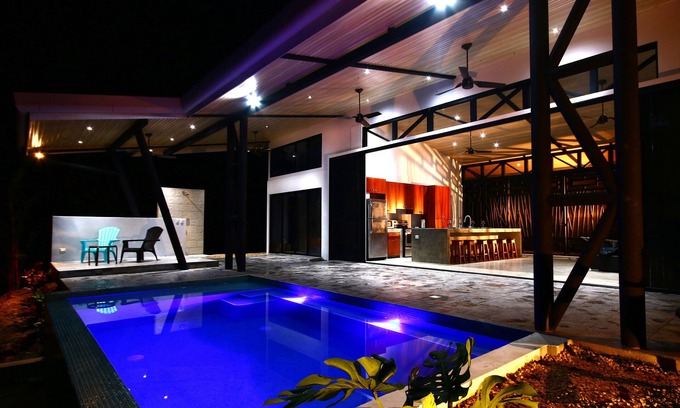 Ballena Maison | Pura Uvita - Whale's Tail Ocean View, toute nouvelle maison avec piscine à débordement d'eau salée