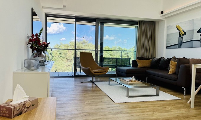 Prora Appartement | "Purbaltic" maisonette apartment with lake view and sauna, completed in 2022