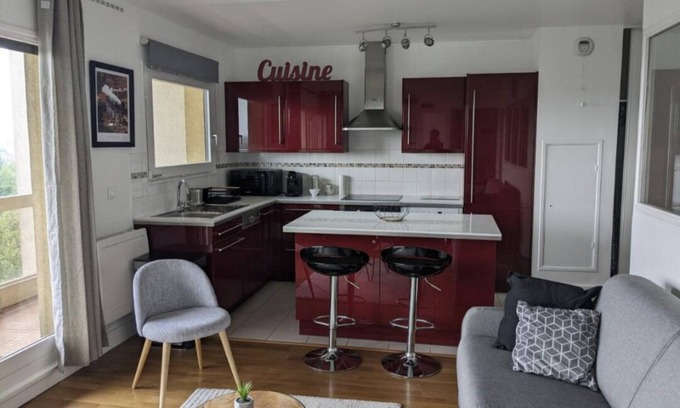 Gambetta Appartement | Puteaux - Appartement vue Tour Eiffel
