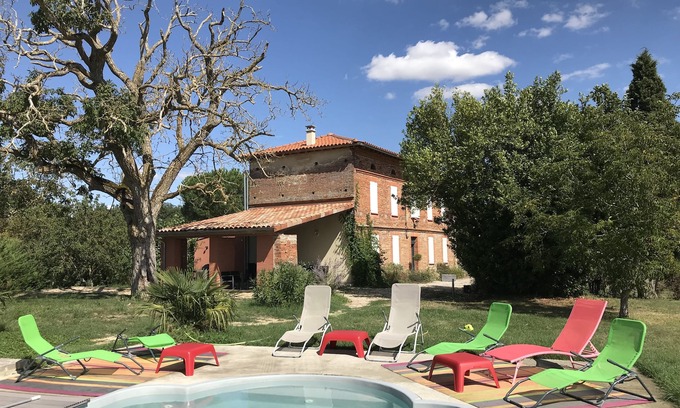 Aignes Maison | Maison Vue Pyrénées 12 personnes Piscine