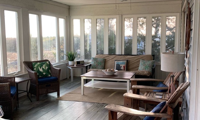 Broadkill Beach Cottage | Beachfront commence $ 1020wk, 3bdrm, 1. 5bth, pour 8 personnes, shwer extérieur, WIFI, câble