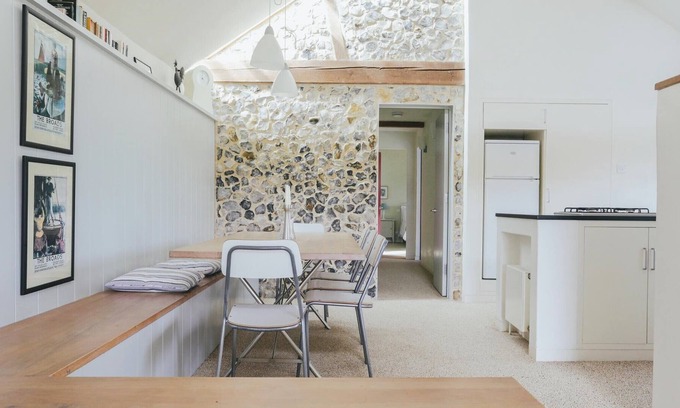 Haveringland Maison | Quaker Barn est un chalet 5 * pour les familles et les chiens dans les régions rurales de North Norfolk