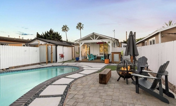 Normal Heights Maison | Quiet 3BR Home w/ Heated Pool near Balboa & Zoo