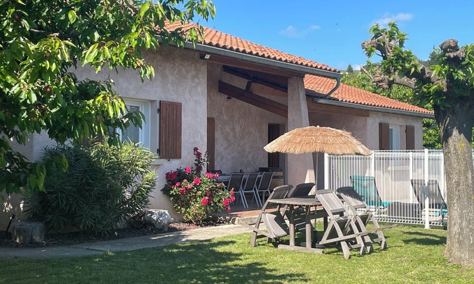 Mercurol-Veaunes Maison | Maison individuelle, calme et lumineuse avec piscine privée