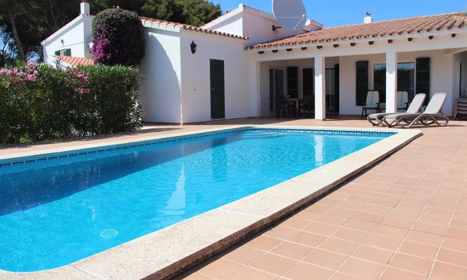 Port d'Addaia Villa | Villa individuelle calme, piscine privée, à quelques pas des magasins locaux, des bars / restaurants