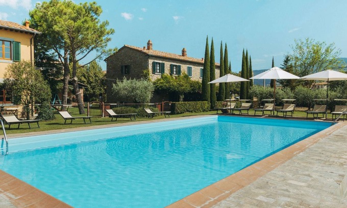 Camucia Autre | Agritourisme paisible à Cortona avec piscine