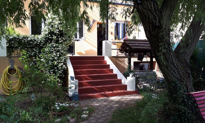 Le Plateau Maison | Maison avec jardin, piscine, parking privatif - 20mn Paris - 30min Eurodisney