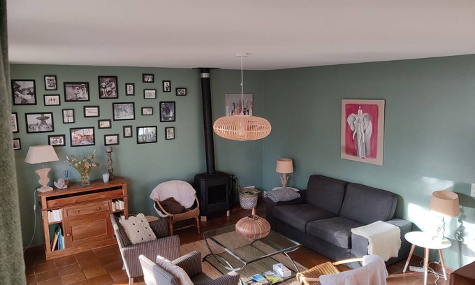 Loire-Atlantique Cottage | Maison calme proche plage, jardin, wifi, animaux sur demande